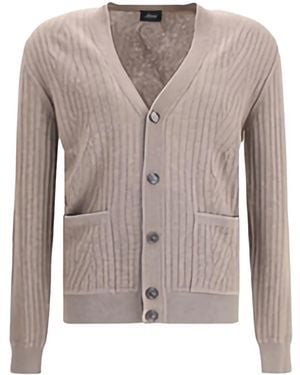 Brioni Gerippter Cardigan - Natur