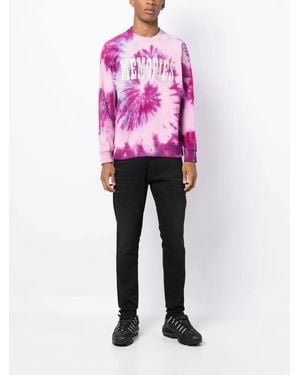 Stain Shade X Hiroshi Fujiwara Tie-Dye Print Sweatshirt - Pink