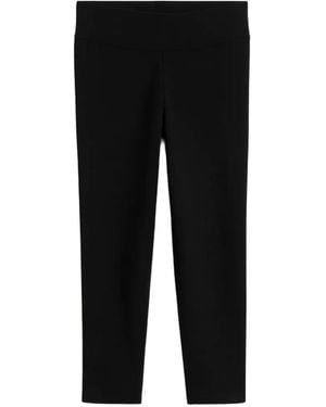 TOTEME Capri Knit Leggings - Black