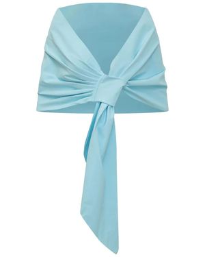 La Petite Robe Di Chiara Boni Étole Eva - Bleu