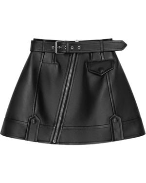 Givenchy Mini Biker Skirt - Black