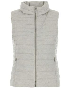 Moorer Villan Sleeveless Down Jacket - Grey