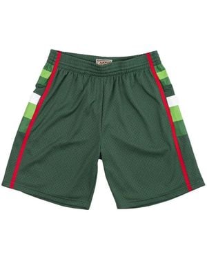 Mitchell & Ness Milwaukee Bucks Swingman Shorts - Green