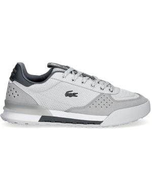 Lacoste Slam Break Logo-Patch Paneled Sneakers - White