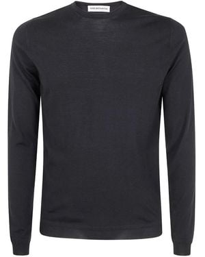 GOES BOTANICAL Round-Neck Long-Sleeve Top - Blue