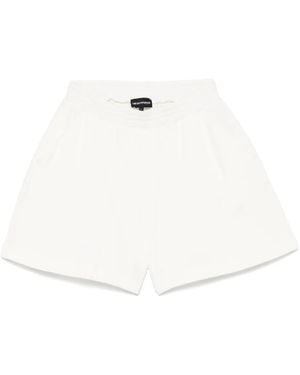 Emporio Armani Organic Cotton Shorts - White
