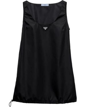 Prada Re-Nylon Mini-Dress - Black