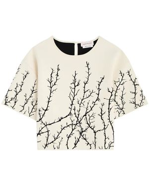 McQueen Thorn Branches Top - Natural