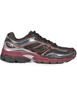 Saucony Omni 9 Panelled Trainers - Brown