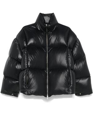 Jil Sander Piumino Con Zip - Nero