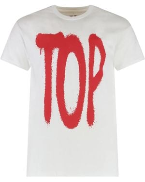 Vlone(GOAT) T-Shirt mit Graffiti-Print - Weiß