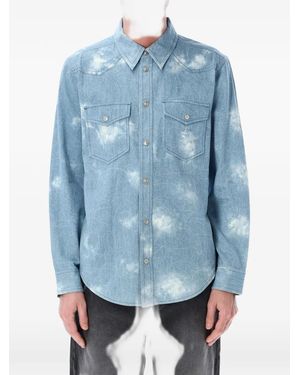 Chemise Isabel Marant Style Western – Taille 38, Noir Avec Broderies, Occasion Parfait état
