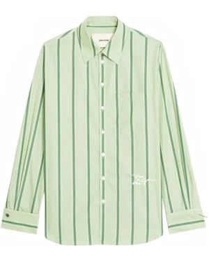Zadig & Voltaire Morning Striped Shirt - Green
