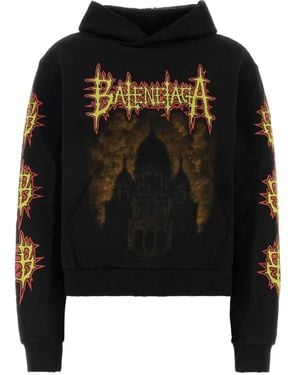 Balenciaga Sacré Coeur Hoodie - Black