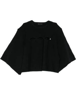 Liu Jo Cutout Sleeve Blouse - Black