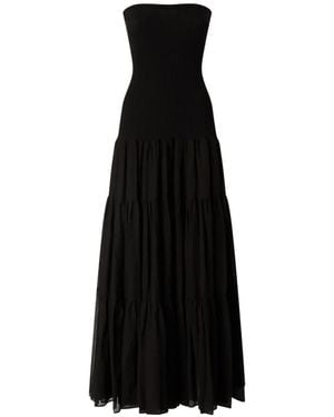 Pinko Strapless Maxi Dress - Black