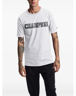 Champion C-Life Heritage 3-D Logo T-Shirt - White