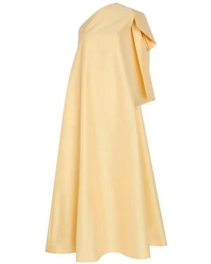 BERNADETTE Winnette One-Shoulder Maxi Dress - Metallic