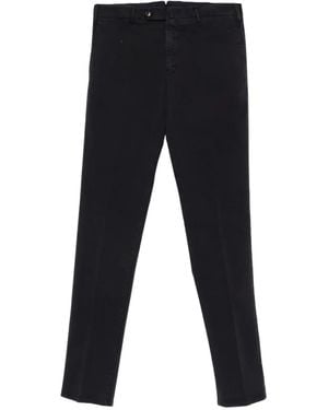 PT Torino Slim-Fit Trousers - Black