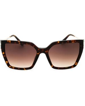 Chopard Logo-Detail Sunglasses - Brown