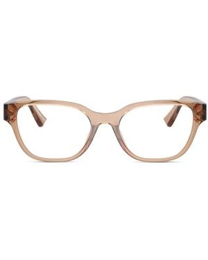 ARMANI EXCHANGE Cat-Eye-Brille Mit Logo-Gravur - Natur