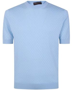 FILIPPO DE LAURENTIIS Short-Sleeve T-Shirt - Blue