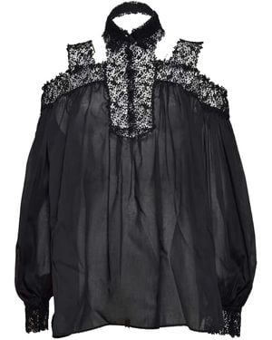 Ermanno Scervino Silk Blouse - Black