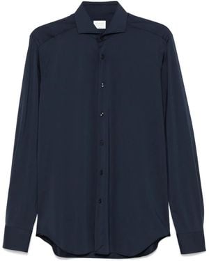 Xacus Spread-Collar Shirt - Blue