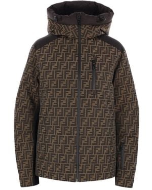 Fendi Canvas Ski-Jack - Bruin