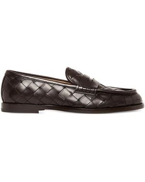 SCAROSSO Gewebte Loafer - Braun
