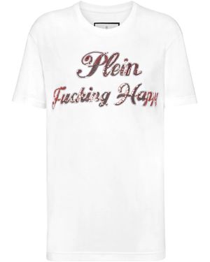 Philipp Plein プリント Tシャツ - ホワイト