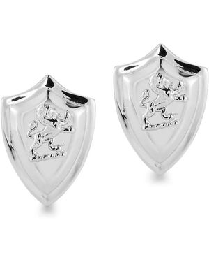 Mateo Lion Shield Manchetknopen - Wit