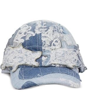 Who Decides War Thorn Grid Baseball Cap - Blue