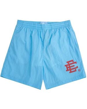 Eric Emanuel Logo-Print Drawstring Swim Trunks - Blue