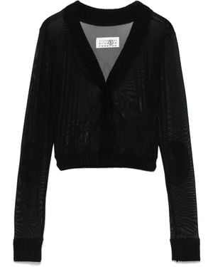 MM6 by Maison Margiela Mesh Top - Black