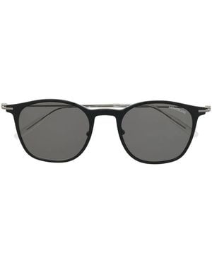 Montblanc Round-Frame Tinted Sunglasses - Grey