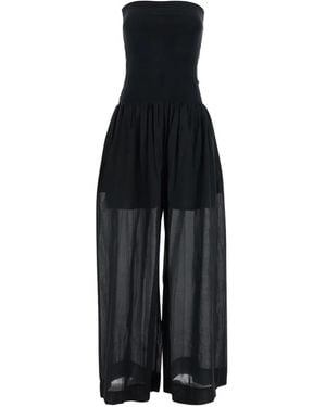 Jucca Wide-Leg Jumpsuit - Black