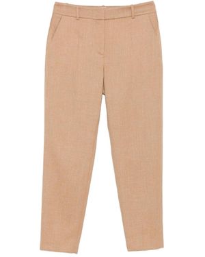 Eleventy Textured straight-leg trousers - Natur