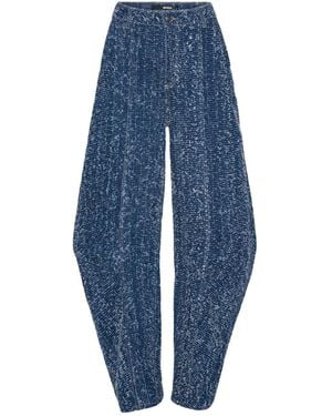 ROTATE BIRGER CHRISTENSEN バブルヘム パンツ - ブルー