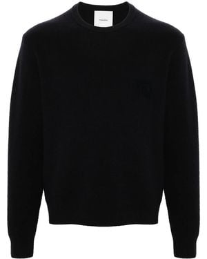 Nanushka T-Shirt En Coton À Broderies - Noir