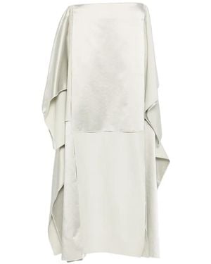 Niccolò Pasqualetti Pannello Maxi Skirt - White