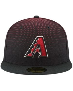 KTZ 59Fifty Arizona Diamondbacks 2017 Low Profile Authentic Fitted Cap - Red