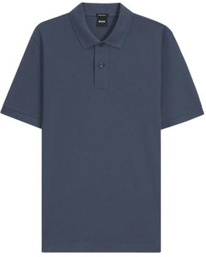 BOSS ポロシャツ - ブルー