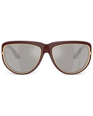 Burberry Pilot-Frame Sunglasses - Gray