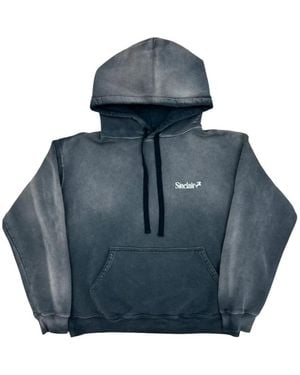 Sinclair X Hirshleifers Graphic-Print Hoodie - Blue