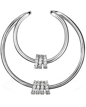 Elle Macpherson Bijou D'Oreille À Design Bicolore - Blanc