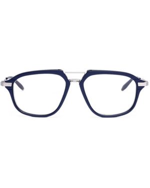 Akoni Iras Brille Mit Geometrischem Gestell - Schwarz