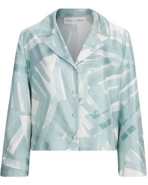 Oscar de la Renta Blusa A Righe