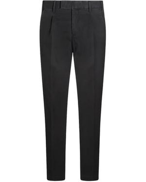 PT Torino Pantalon À Design Plissé - Black