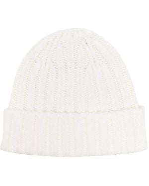 Aspesi Virgin Wool Beanie - White